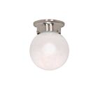 Nuvo Lighting 60-245 1-Light Brushed Nickel Flush Mount