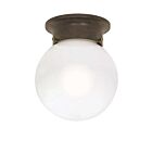 Nuvo Lighting 60-247 1-Light Old Bronze Flush Mount