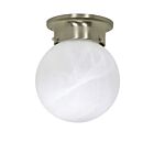 Nuvo Lighting 60-257 1-Light Brushed Nickel Flush Mount