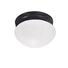 Nuvo Lighting 60-2641 1-Light Mahogany Bronze Flush Mount