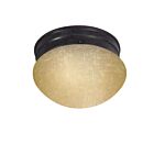 Nuvo Lighting 60-2642 1-Light Mahogany Bronze Flush Mount