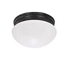 Nuvo Lighting 60-2643 2-Lights Mahogany Bronze Flush Mount