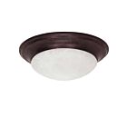 Nuvo Lighting 60-280 1-Light Old Bronze Flush Mount