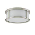 Nuvo Lighting 60-2862 Odeon 3-Lights Brushed Nickel Flush Mount