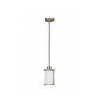 Nuvo Lighting 60-2866 Odeon 1-Light Brushed Nickel Pendant 