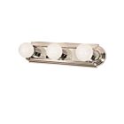 Nuvo Lighting 60-296 3-Light Polished Chrome Vanity Light