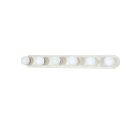 Nuvo Lighting 60-314 6-Light Textured White Vanity Light