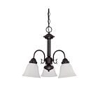 Nuvo Lighting Ballerina 60-3142 3-Light Mahogany Bronze Chandelier