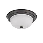 Nuvo Lighting 60-3146 2-Lights Mahogany Bronze Flush Mount