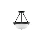 Nuvo Lighting 60-3149 2-Lights Mahogany Bronze Flush Mount