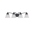 Nuvo Lighting Empire 60-3168 4-Light Mahogany Bronze Vanity Light