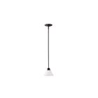 Nuvo Lighting 60-3172 Empire 1-Light Mahogany Bronze Pendant 