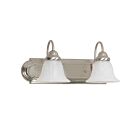 Nuvo Lighting Ballerina 60-320 2-Light Brushed Nickel Vanity Light