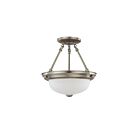 Nuvo Lighting 60-3244 2-Lights Brushed Nickel Flush Mount