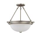 Nuvo Lighting 60-3246 3-Lights Brushed Nickel Flush Mount