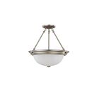 Nuvo Lighting 60-3246 3-Lights Brushed Nickel Flush Mount