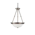 Nuvo Lighting 60-3247 3-Lights Brushed Nickel Hanging Lantern Pendant 