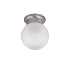 Nuvo Lighting 60-3249 1-Light Brushed Nickel Flush Mount
