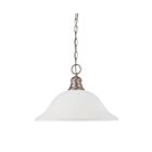 Nuvo Lighting 60-3258 1-Light Brushed Nickel Hanging Lantern Pendant 