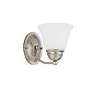 Nuvo Lighting 60-3264 Empire 1-Light Brushed Nickel Vanity Light