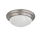 Nuvo Lighting 60-3272 2-Lights Brushed Nickel Flush Mount