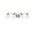 Nuvo Lighting Empire 60-3277 4-Light Brushed Nickel Vanity Light