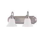 Nuvo Lighting Ballerina 60-3278 2-Light Brushed Nickel Vanity Light