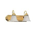 Nuvo Lighting Ballerina 60-328 2-Light Polished Brass Vanity Light