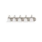 Nuvo Lighting Ballerina 60-3282 5-Light Brushed Nickel Vanity Light