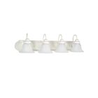 Nuvo Lighting Ballerina 60-334 4-Light Textured White Vanity Light