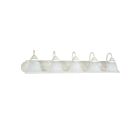 Nuvo Lighting Ballerina 60-335 5-Light Textured White Vanity Light