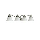 Nuvo Lighting Empire 60-343 4-Light Brushed Nickel Vanity Light
