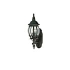 Nuvo Lighting 60-3469 Central Park 1-Light 100W Textured Black Outdoor Wall Lantern
