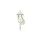 Nuvo Lighting 60-3470 Central Park 1-Light 60W White Outdoor Wall Lantern