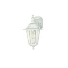 Nuvo Lighting 60-3473 Cornerstone 1-Light 60W White Arm Down Wall Lantern