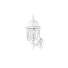 Nuvo Lighting 60-3487 Banyan 1-Light 100W White Outdoor Wall Lantern