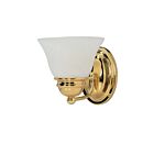 Nuvo Lighting 60-348 Empire 1-Light Polished Brass Vanity Light