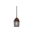 Nuvo Lighting 60-3490 Banyan 1-Light 100W Rustic Bronze Outdoor Hanging Lantern