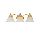 Nuvo Lighting Empire 60-350 3-Light Polished Brass Vanity Light