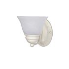 Nuvo Lighting 60-352 Empire 1-Light Textured White Vanity Light