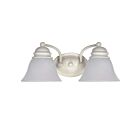 Nuvo Lighting Empire 60-353 2-Light Textured White Vanity Light