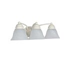 Nuvo Lighting Empire 60-354 3-Light Textured White Vanity Light