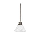 Nuvo Lighting 60-365 Empire 1-Light Brushed Nickel Pendant 