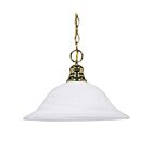 Nuvo Lighting 60-392 1-Light Polished Brass Hanging Lantern Pendant 