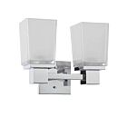 Nuvo Lighting Parker 60-4002 2-Light Polished Chrome Vanity Light