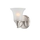 Nuvo Lighting 60-4141 Surrey 1-Light Brushed Nickel Vanity Light