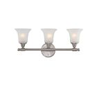 Nuvo Lighting Surrey 60-4143 3-Light Brushed Nickel Vanity Light