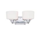 Nuvo Lighting Soho 60-4582 2-Light Polished Chrome Vanity Light