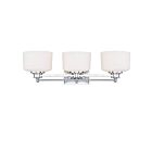 Nuvo Lighting Soho 60-4583 3-Light Polished Chrome Vanity Light