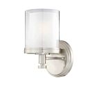 Nuvo Lighting Decker 60-4641 1-Light Brushed Nickel Vanity Light